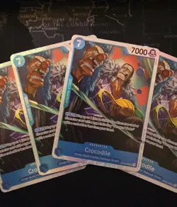 Crocodile Playset - OP09-046 x4 - PRB02 Reprint - One Piece TCG - English - Image 1