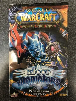 World Of Warcraft Blood Of Gladiators 24 Booster Pack LOT For Card Game WOW - Image 1