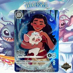 MOANA Curious Explorer ICONIC! Disney Lorcana WINTERSPELL 242/204 ❄❄❄ - Image 1