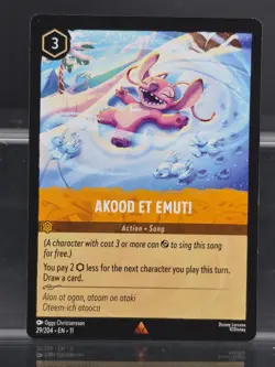 Disney Lorcana Akood Et Emuti 29/204 Winterspell Rare - Image 1