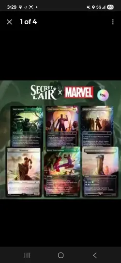 MTG Marvel Secret Lair Black Panther Rainbow Foil Edition SEALED - Image 3