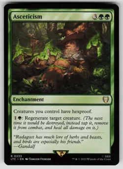 Asceticism Commander: The Lord of the Rings 233 MTG NM - Image 1