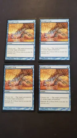 MTG Magic **DREAM'S GRIP (x4)** Mirrodin, Playset, English, Lightly Played - Image 1