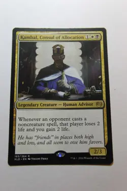 MTG Kambal Consul of Allocation x1- -Double Masters 2022-Lightly Played - Image 1