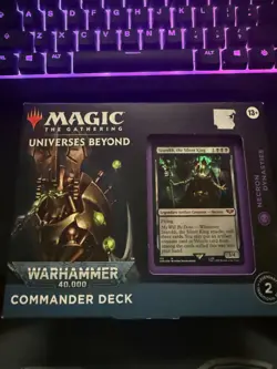 Magic: The Gathering Warhammer 40,000 Necron Dynasties Commander Deck New Sealed - Image 1
