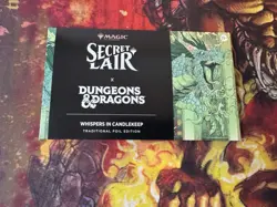 MTG Secret Lair x Dungeons & Dragons Whispers in Candlekeep FOIL SEALED NEW - Image 1