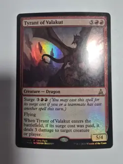 MTG Tyrant of Valakut Oath of the Gatewatch 119/184 Foil Intro Pack Promo - Image 1