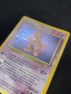 Mewtwo Holo Rare 10/102 1999 Pokemon Base Set English WOTC NM - Image 4