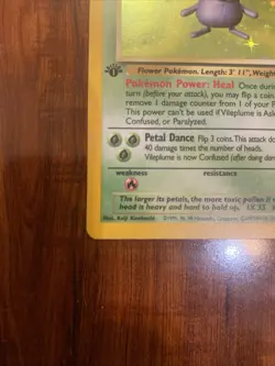 Pokemon Vileplume Jungle 15/64 1st Edition Holo Rare LP - Image 5