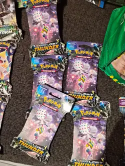 Pokemon TCG Sun and Moon Lost Thunder sleeved booster packs 820650804557 - Image 1