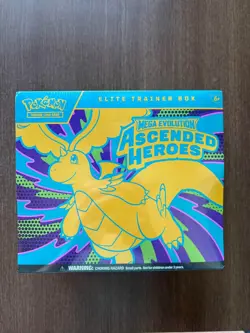 Pokemon Center ETB Ascended Heroes Elite Trainer Box NEW SEALED - Image 1