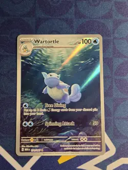 Pokemon Wartortle 171/165 Scarlet & Violet 151 Illustration Rare Holo - Image 1