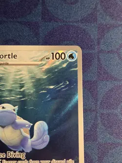 Pokemon Wartortle 171/165 Scarlet & Violet 151 Illustration Rare Holo - Image 5