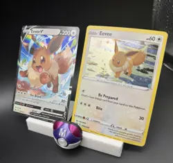 Eevee 2 Card Pokemon lot - Eevee V 108/159 & Eevee Swsh190- Nm/LP - Image 3