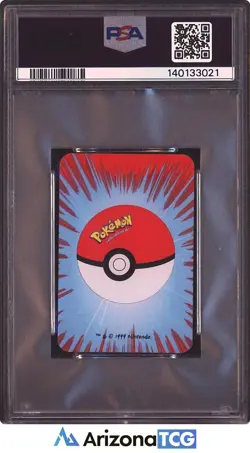 Pokemon 1999 Abra 3 Of Diamonds Red Bicycle Pokemon Mini Playing Cards PSA 10 - Image 2