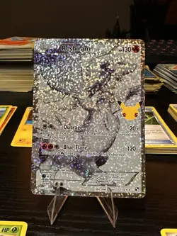 Pokemon Reshiram Full Art Holo 130 HP Celebrations 113/114 Outrage Blue Flare T… - Image 1