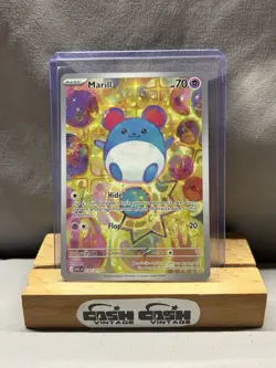 Nintendo Marill Pokemon TCG Full Art Holo Basic Card 232/217 ASC 70HP - Image 1