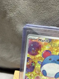 Nintendo Marill Pokemon TCG Full Art Holo Basic Card 232/217 ASC 70HP - Image 3