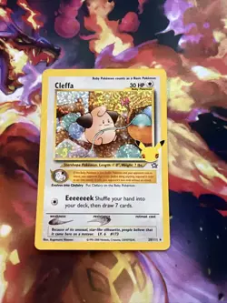 Pokemon TCG Cleffa Celebrations: Classic Collection 20/111 Holo Holo Rare - Image 1