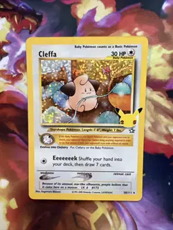 Pokemon TCG Cleffa Celebrations: Classic Collection 20/111 Holo Holo Rare - Image 2