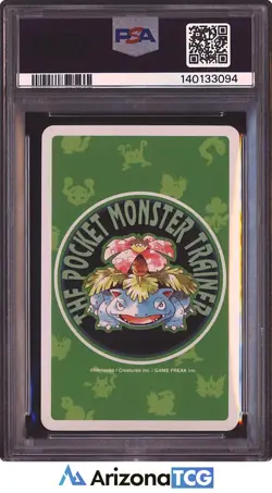 Pokemon 1996 Seaking 119 5 Of Diamonds Green Playing Card Japanese PSA 10 - Image 2