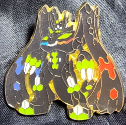 1 1/2" Complete Form Zygarde 2016 Official Pokemon Pin Trading Card Game Forme - Image 1