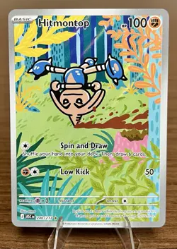 Pokemon TCG Hitmontop 240/217 Ascended Hero’s Illustration Rare NM/Mint - Image 1