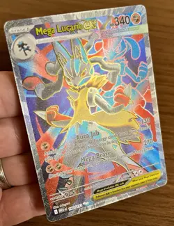 Pokemon TCG Mega Lucario EX 160/132 Mega Evolution Ultra Rare Holo NM/Mint - Image 2