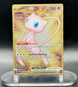 Mew ex (151 Metal Card) 205/165 HR Holo Pokemon S&V 151 UPC Promo 2023 NM/M - Image 2