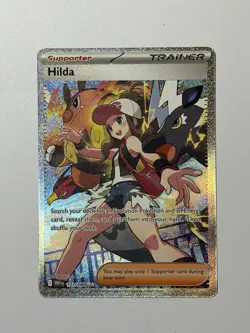 Pokemon TCG Hilda Ultra Rare Full Art Holo Trainer SV11W White Flare 171/086 - Image 1