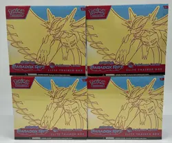 Lot of (4) Pokemon Center Paradox Rift PC Elite Trainer Boxes SEALED PC ETB - Image 1