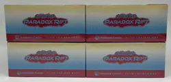 Lot of (4) Pokemon Center Paradox Rift PC Elite Trainer Boxes SEALED PC ETB - Image 5