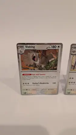 Pokemon TCG: Slaking 162/193 Cosmos Holo Rare 162/193 + Vigoroth & Slakoth - NM - Image 3
