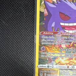 Pokemon Gengar TG06/TG30 Lost Origin Trainer Gallery Ultra Rare Full Art Holo - Image 2