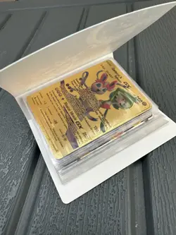 Lot Of 7 Pokemon Holo Cards From 2016-2019–In Small Game Freak Folder - Image 1