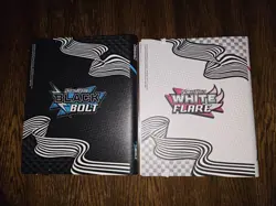 Pokemon Black Bolt AND White Flare Binder Set - Binders Only - New - Image 2