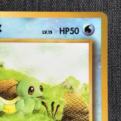 Squirtle #007 Pokemon TCG Old back Japanese (1996) JP2424 - Image 3