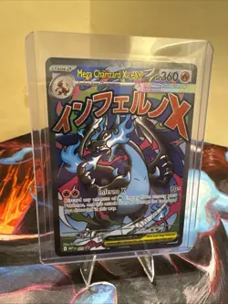 Pokemon TCG Mega Charizard X EX Black Star Promo 023 MEP UPC - Image 1