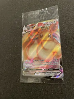 SEALED Eevee VMAX SWSH087 Black Star Promo Full Art Holo Pokemon TCG 2021 NM - Image 3