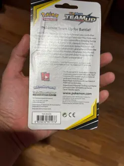 Pokemon TCG Sun & Moon Team Up Blister Pack SM162 Pikachu Promo - Image 3