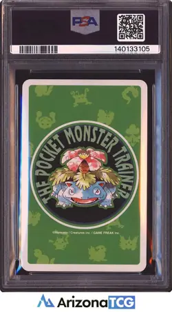 Pokemon 1996 Poliwag 060 3 Of Hearts Green Playing Card Japanese PSA 9 - Image 2