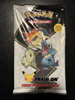 Pokemon TCG 25th Anniversary First Partner Pack - JOHTO Booster • FACTORY SEALED - Image 1