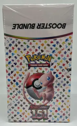 Pokemon TCG Scarlet & Violet 151 MEW EN Booster Bundle Display SEALED - Image 1