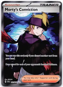 Morty's Conviction 201/162 Holo Temporal Forces - Image 1