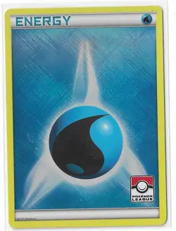 Water Energy League Stamped Promo 2011 Crosshatch Pokemon TCG Card NM - Image 1