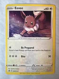 Eevee TCG Holo Black Star Promo SWSH127 - Pokemon - LP-NM - Image 1