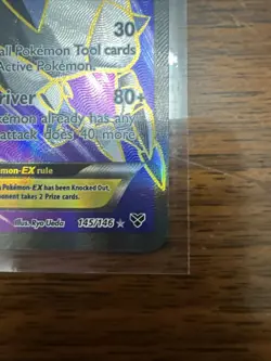 Pokemon TCG Skarmory-EX XY Holo Full Art Ultra Rare Card 145/146 LP Condition - Image 3