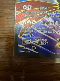 Pokemon TCG Skarmory-EX XY Holo Full Art Ultra Rare Card 145/146 LP Condition - Image 4