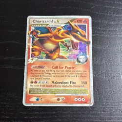 Pokemon Charizard G LV.X DP45 Diamond & Pearl Promo Holo 120 HP Card 2009 - Image 1
