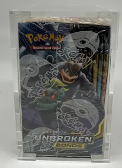 Pokemon TCG Sun & Moon Unbroken Bonds Booster Box SEALED w/Acrylic Case - Image 4